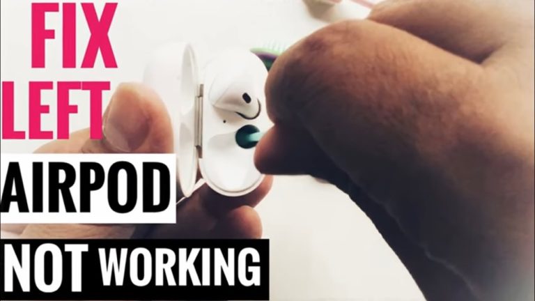 Left AirPod Not Charging